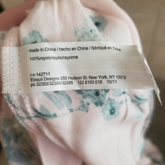 Eloquii Smocked Bodice Halter Floral Print Maxi Dress 14 NWT - Picture 10 of 13